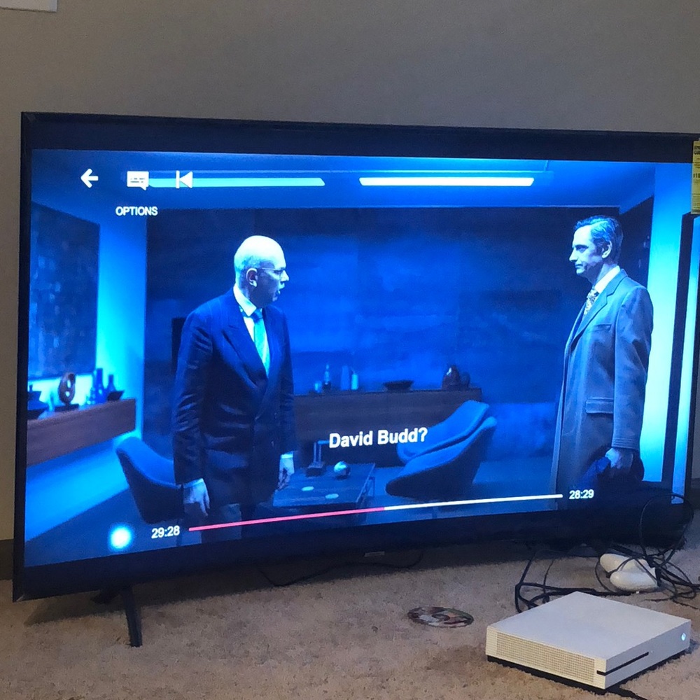 65” curve tv and wall mount